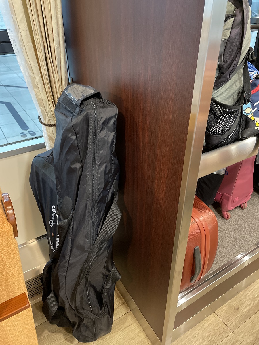 etSETOra車内の荷物スペース