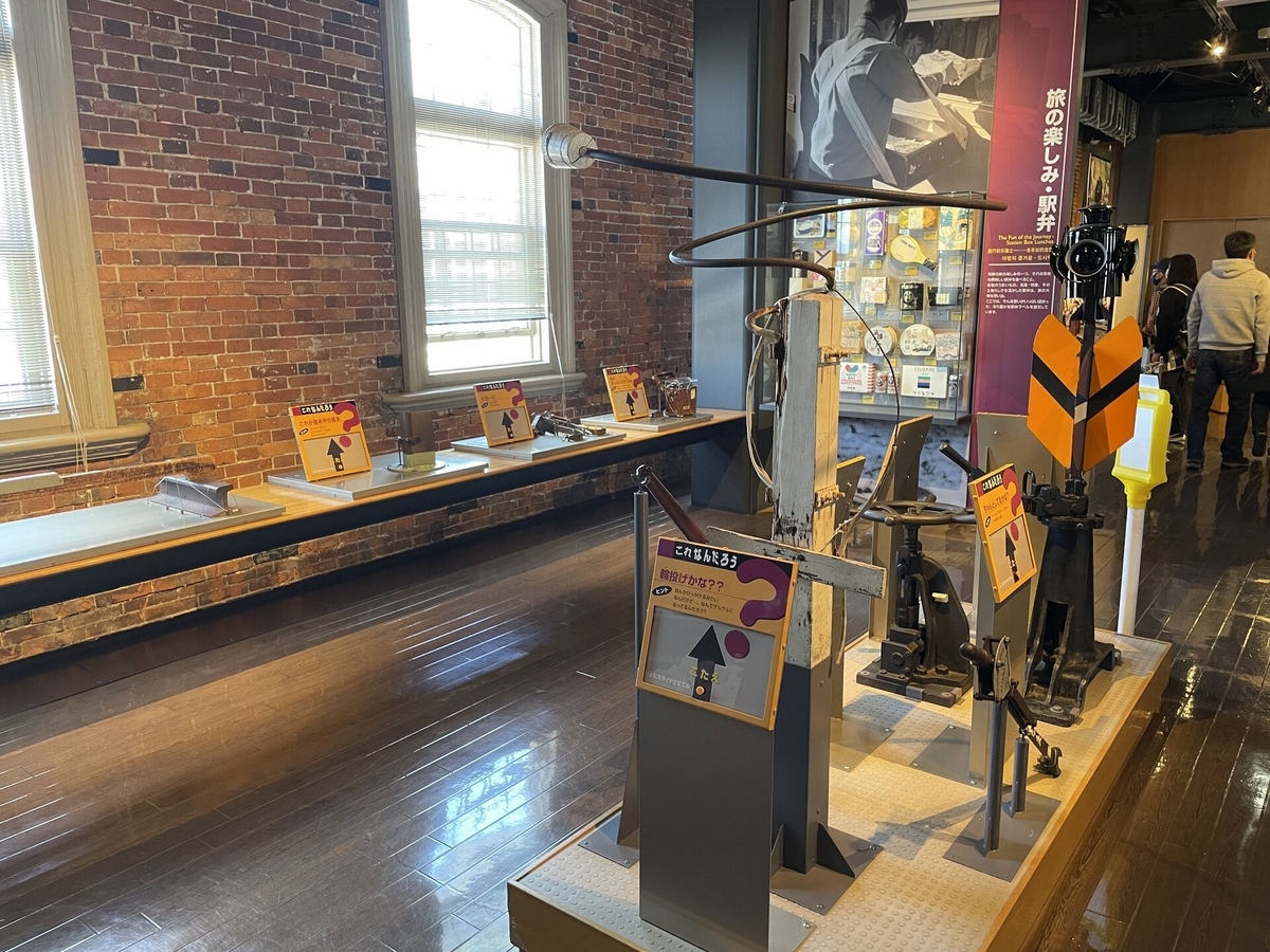 九州鉄道記念館2階の展示