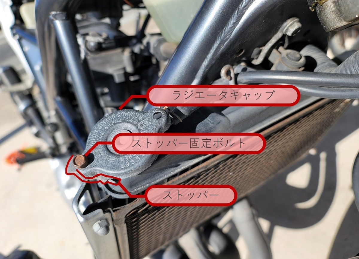 ラジエータキャップの構造
