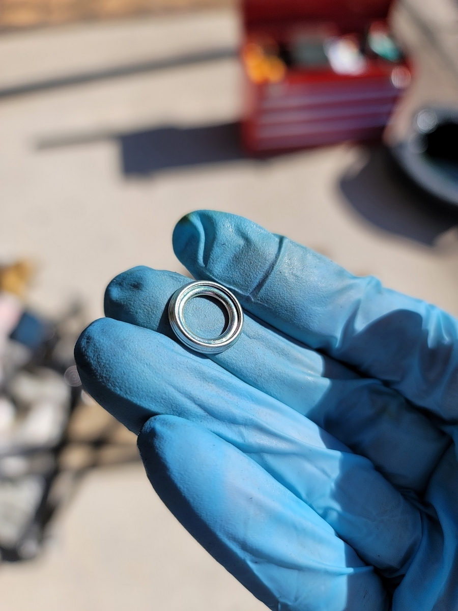 クーラントのドレンワッシャ