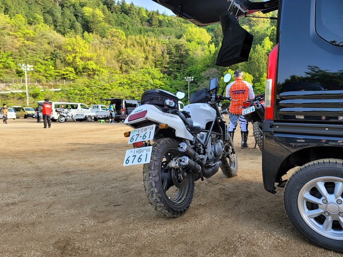 四国アドベンチャーラリー2025のメイン会場の様子